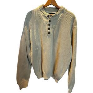 Guide Series Men's Cotton Sweater Size XLT Tan
